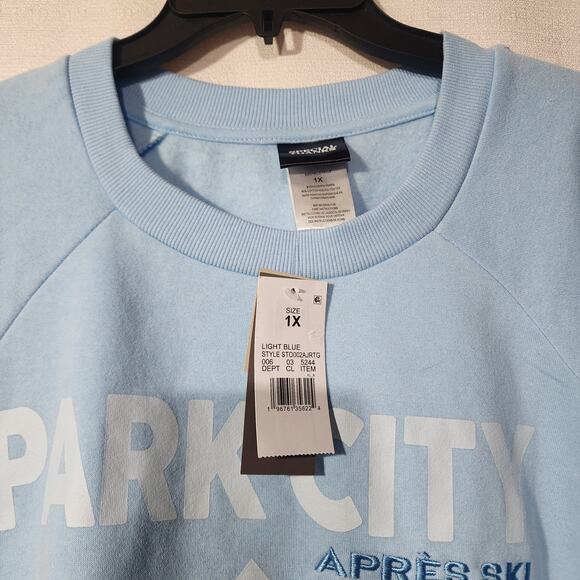 Park city Apres ski club by Special Thanks sweatshirt women's 1X - Picture 6 of 6